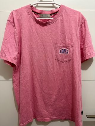 Camiseta El Ganso rosa talla M