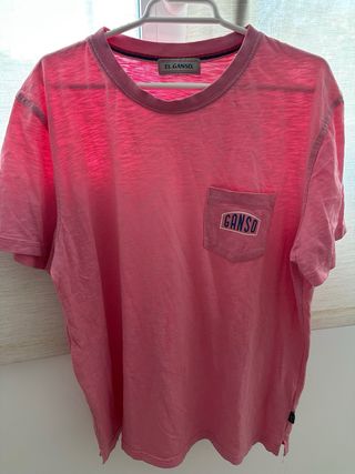 Camiseta El Ganso rosa talla M