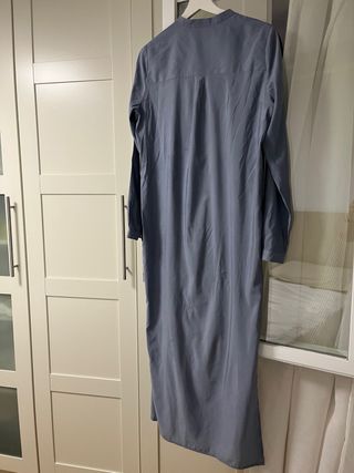 Vestido camisero Zara azul