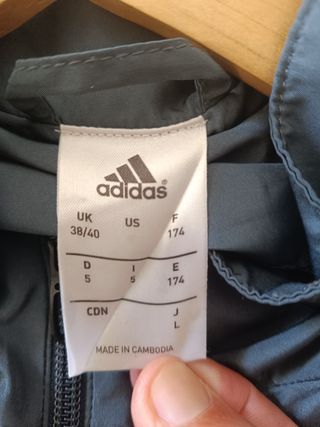 Chándal Adidas gris-negro