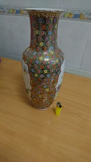 Jarrón chino antiguo - Porcelana