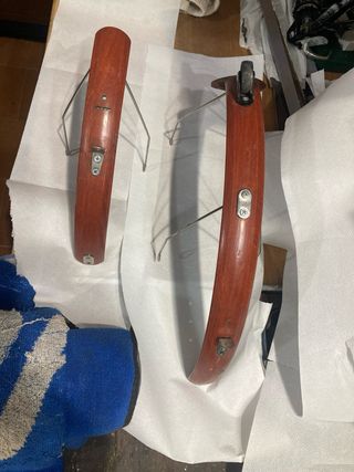 Guardabarros madera bici vintage Alcázar desanjuan