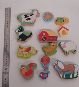Juguete granja madera