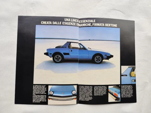 Brochure Fiat X1-9 Novembre 1979 Italiano