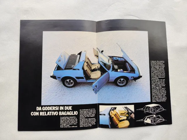 Brochure Fiat X1-9 Novembre 1979 Italiano