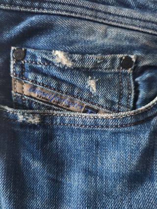 Pantalon Short Vaqueros Diesel - Azul