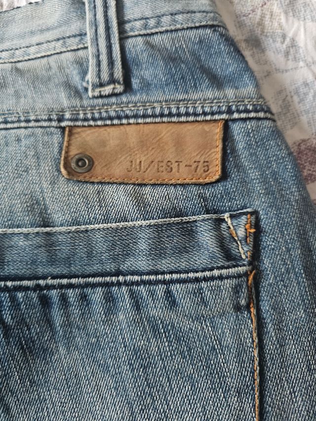 Pantalon Short Vaqueros Jack Jones - Azul