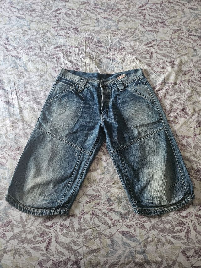 Pantalon Short Vaqueros Jack Jones - Azul