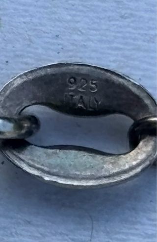 Gargantilla de plata.