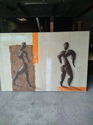 Cuadro abstracto - figuras geométricas