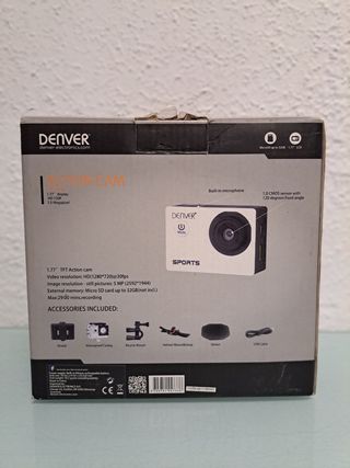 Denver Action Cam - Cámara deportiva HD 720p