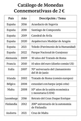 2€ Monedas Conmemorativas España
Escucho ofertas