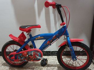 Bicicleta Spiderman niño