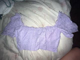 Top Bershka lila