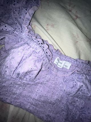 Top Bershka lila