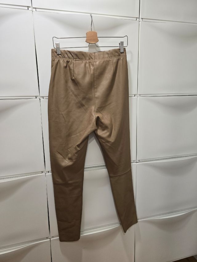 Leggings Marrón efecto piel