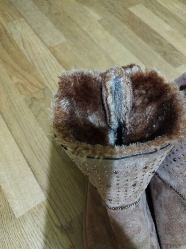 Botas Marrón Talla 40 - con pedrería