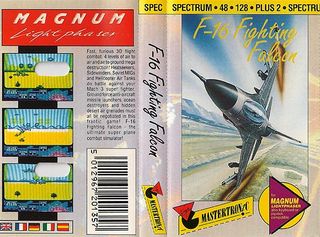 ZX Spectrum. F-16 Fighting Falcon. Muy buen estado