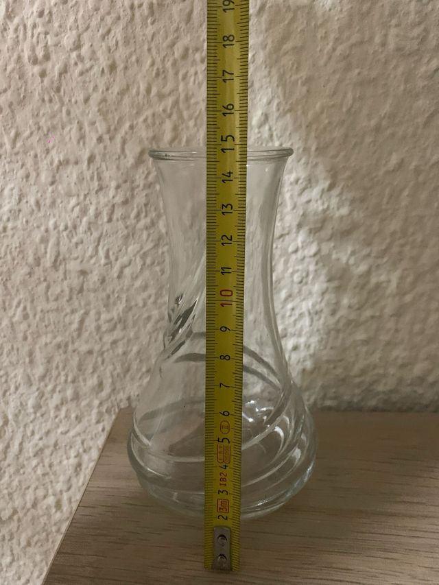 Jarrón pequeño de cristal