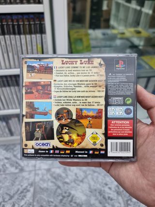 Lucky Luke PS1 PAL ESP