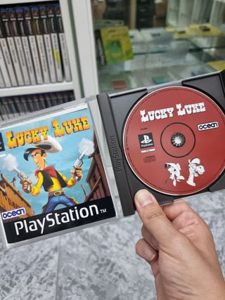 Lucky Luke PS1 PAL ESP