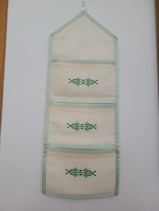 Organizador tela 3 bolsillos