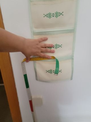 Organizador tela 3 bolsillos