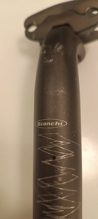 Tija bici carretera Bianchi 27.2 aluminio