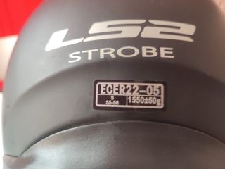 Casco moto LS2 negro mate femenino