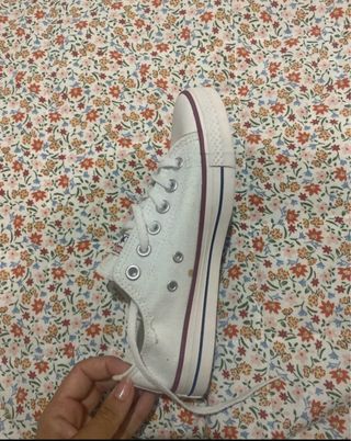 Zapatillas tobilleras blancas