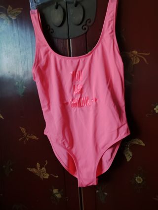 Bañador Belle & Rebel rosa, talla M