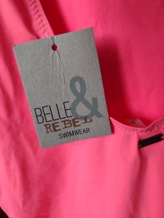 Bañador Belle & Rebel rosa, talla M