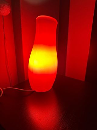 Lámpara Mylonit Ikea Roja