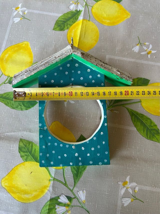 Casetta uccelli colorata