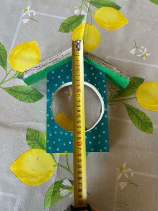 Casetta uccelli colorata