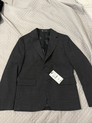 Traje Zara Gris Oscuro - Hombre