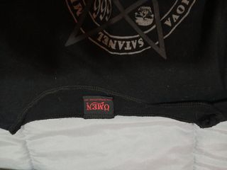 Top gótico manga larga - negro