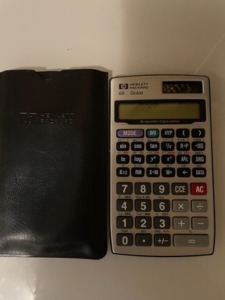 HP 6S Solar: Calculadora científica