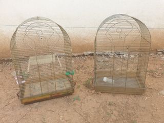 Jaulas pájaros - Dorado - 2 uds