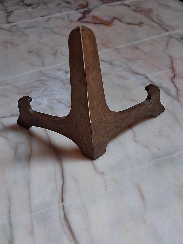 2 Cavalletti legno per piatti