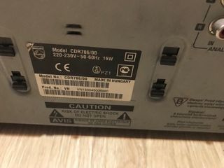 Grabador Audio CD Philips CDR-786 con mando 