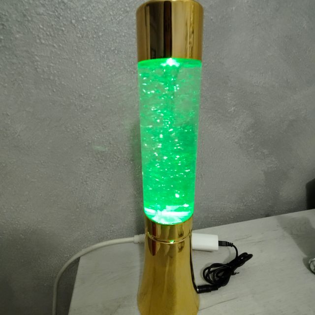 Lámpara lava LED multicolor