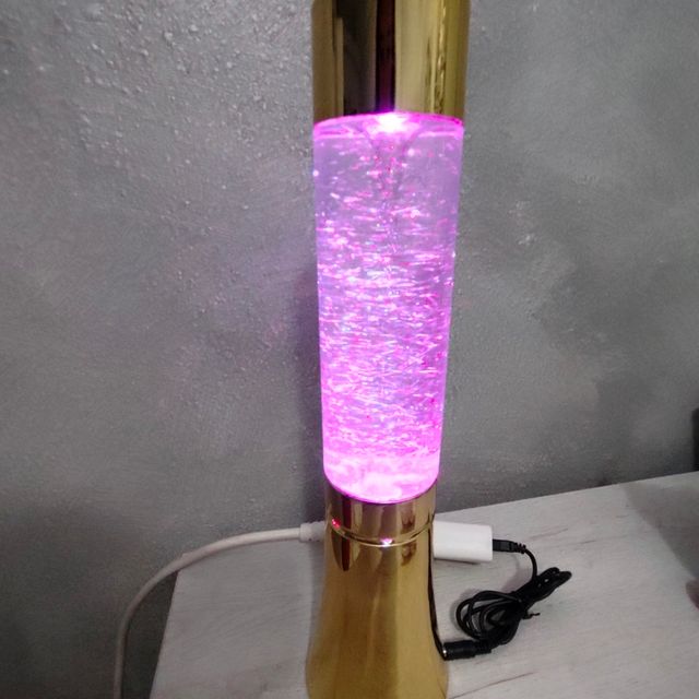 Lámpara lava LED multicolor