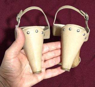 Sandali Fornarina in pelle e legno tg 36