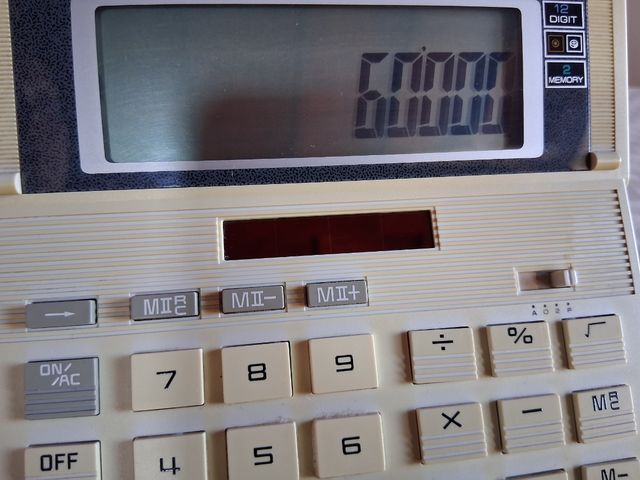 Calcolatrice Citizen LH-800 vintage