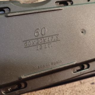 5 Macetas Plástico - Marrón y Negro