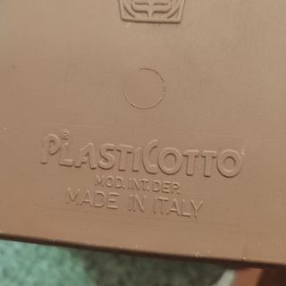 5 Macetas Plástico - Marrón y Negro