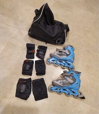 Patines Oxelo infantiles + protecciones