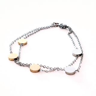 Pulsera Doble Cadena 