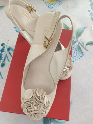 Sandali bianchi artigianali IT 38